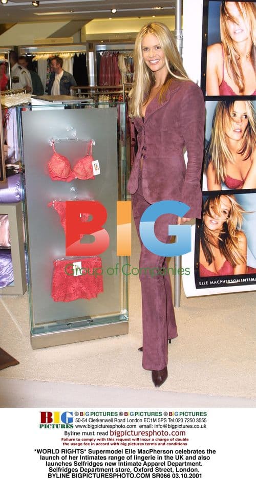 Elle MacPherson Launches Intimates Lingerie at Selfridges