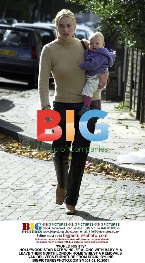 Kate Winslet and Baby Mia