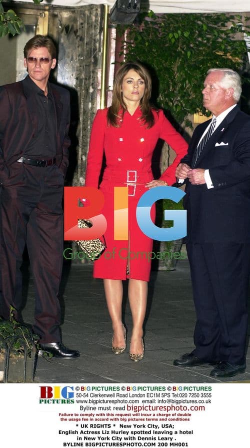 Liz Hurley and Dennis Leary Spotted