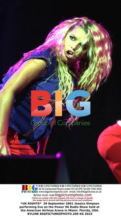 Jessica Simpson Performing at Power 96 Radio Show