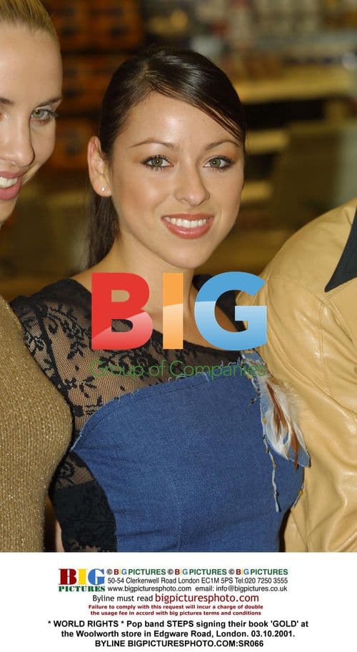 STEPS signing book 'GOLD' at Woolworth, London