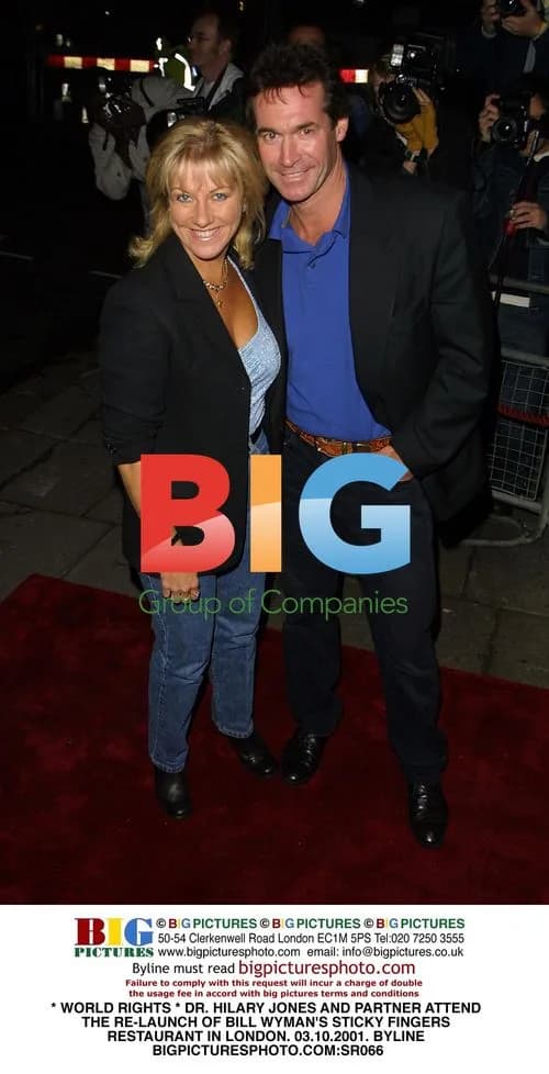 Dr. Hilary Jones attends Sticky Fingers re-launch