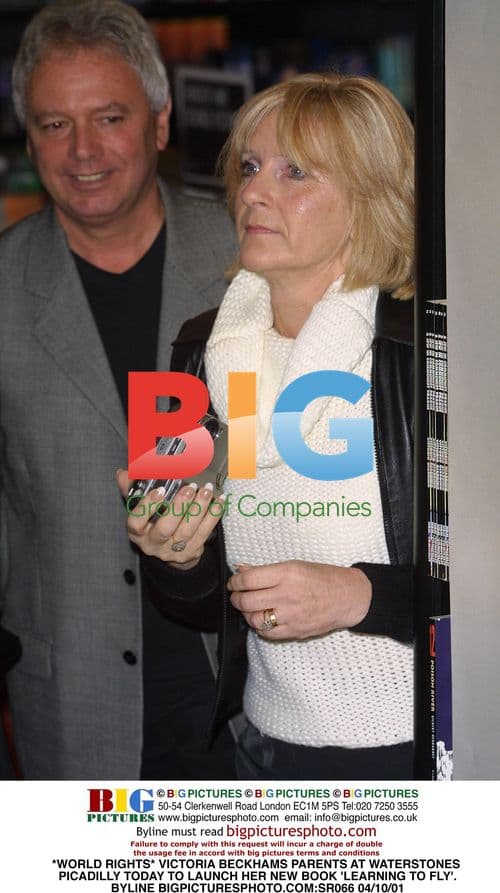 Victoria Beckham's Parents at Book Launch