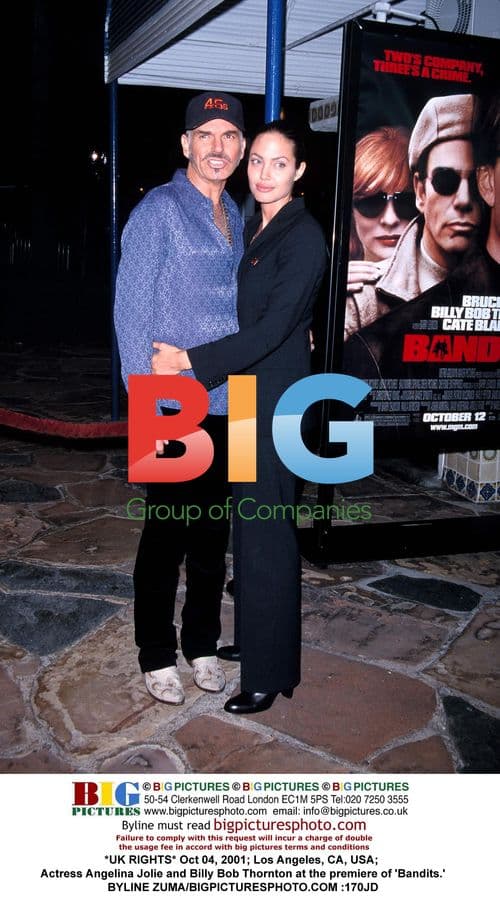 Angelina Jolie and Billy Bob Thornton at 'Bandits' Premiere