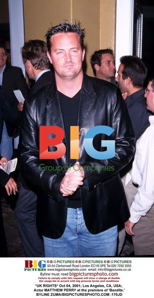 Matthew Perry at 'Bandits' premiere