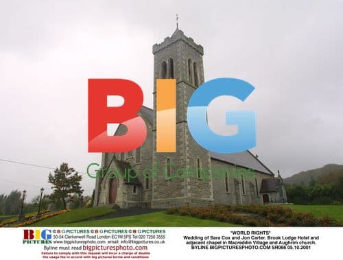 Sara Cox and Jon Carter's Wedding