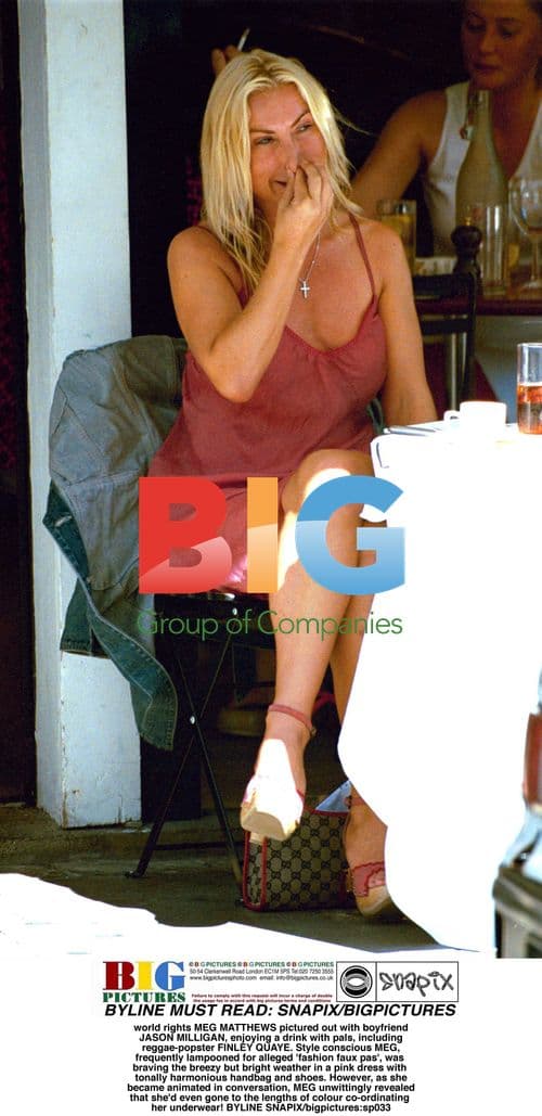 Meg Matthews out with boyfriend