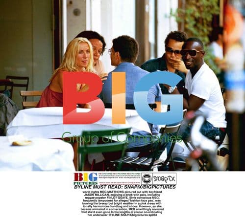 Meg Matthews out with boyfriend