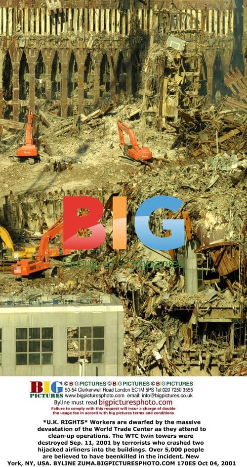 Workers Amid WTC Destruction