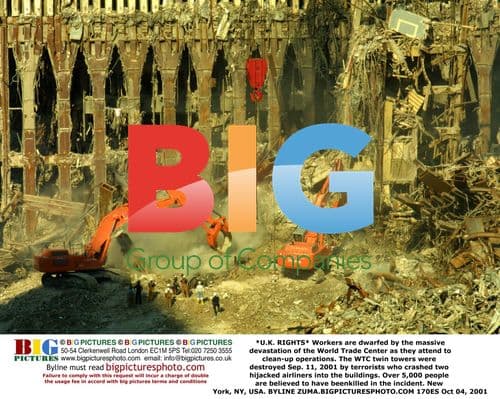 Workers clean up at WTC site