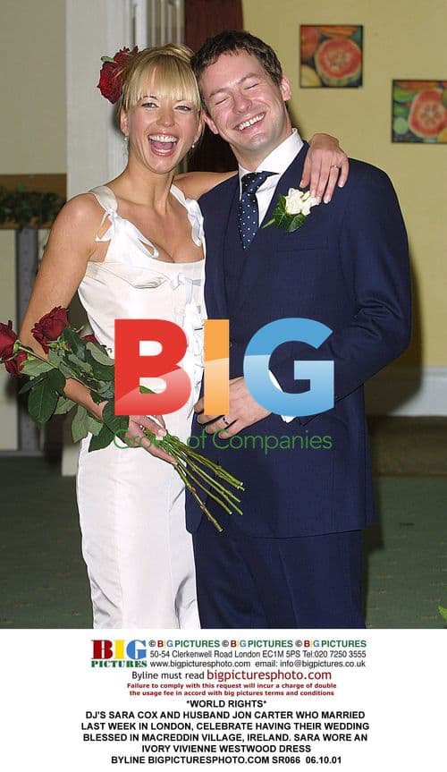 DJ Sara Cox and Husband Jon Carter Wedding Blessing in Ireland