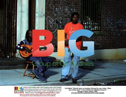 Wyclef Jean filming new video in New Jersey