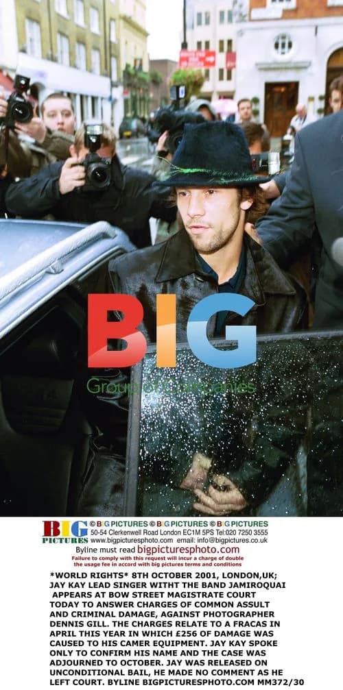 Jay Kay Appears in Court for Assault Charges