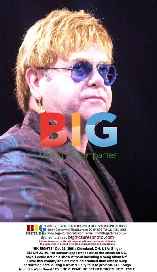 Elton John Performs in Cleveland