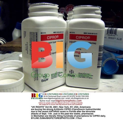 Americans buying CIPRO after 9/11 anthrax scare