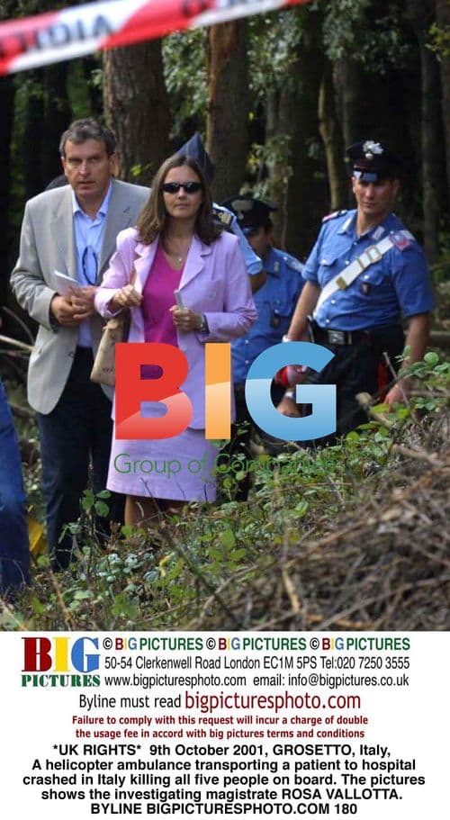 Helicopter ambulance crash in Italy kills 5