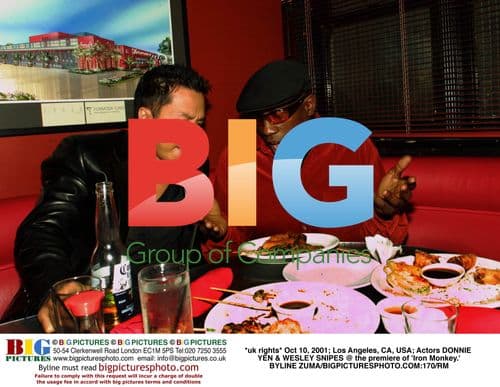 Donnie Yen & Wesley Snipes at 'Iron Monkey' Premiere