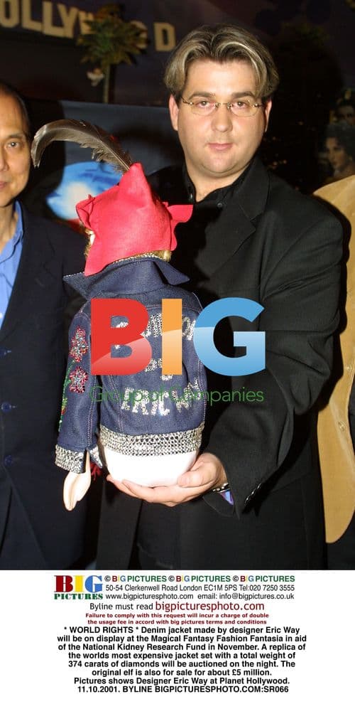Designer Eric Way with Expensive Jacket
