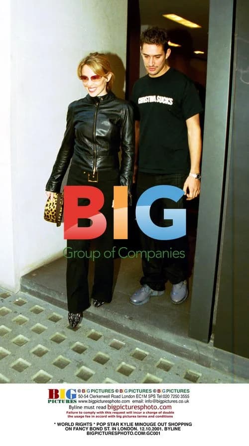 Kylie Minogue Shopping on Bond St