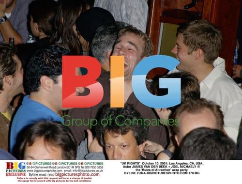 James Van Der Beek + Joel Michaely at 'Rules of Attraction' Wrap Party