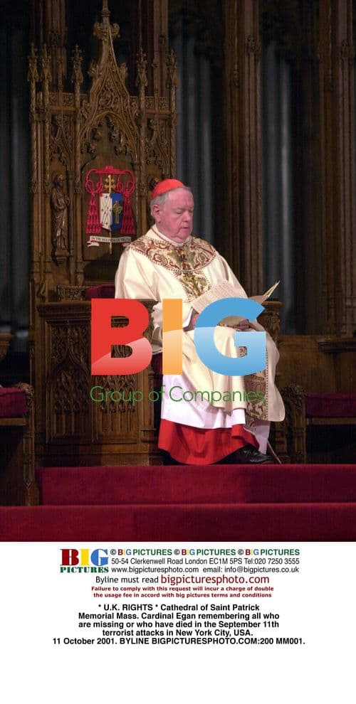 Cardinal Egan Leads Memorial Mass