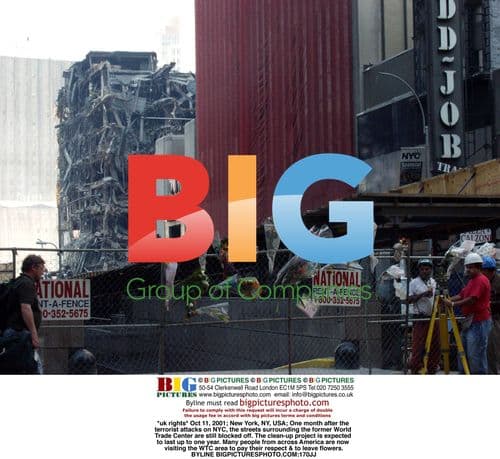 Cleanup at Ground Zero, One Month After 9/11