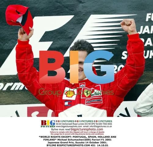 Michael Schumacher Wins 2001 Japanese Grand Prix