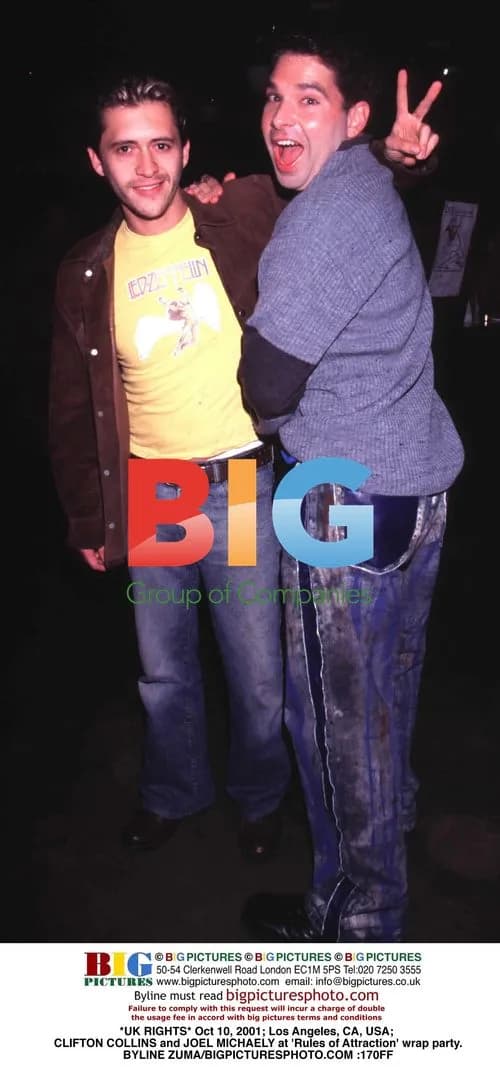 Clifton Collins and Joel Michaely at 'Rules of Attraction' wrap party