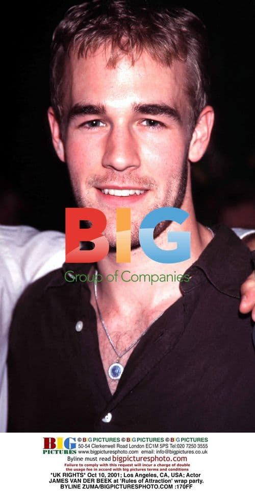 James Van Der Beek at 'Rules of Attraction' wrap party