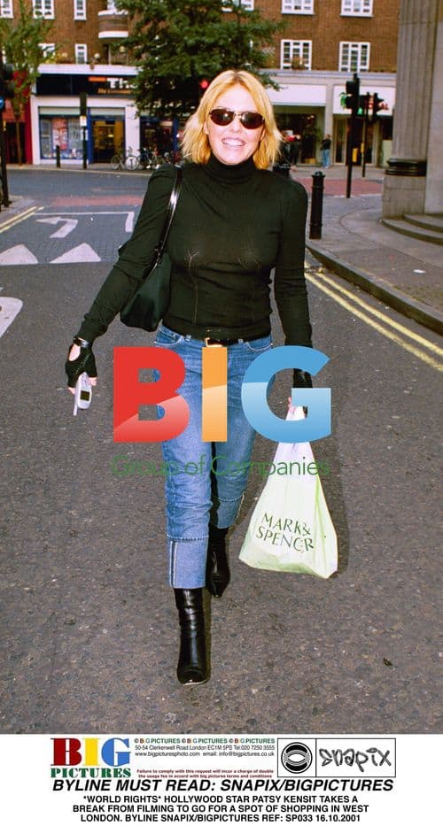 Patsy Kensit Shopping in West London