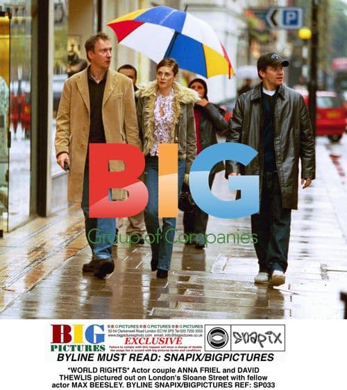 ANNA FRIEL and DAVID THEWLIS on London's Sloane Street