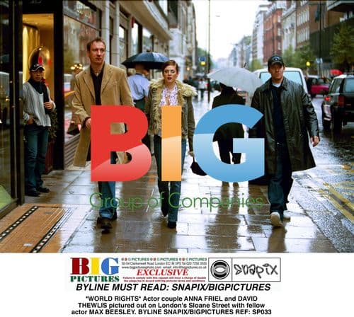 Actor Couple ANNA FRIEL and DAVID THEWLIS Spotted in London