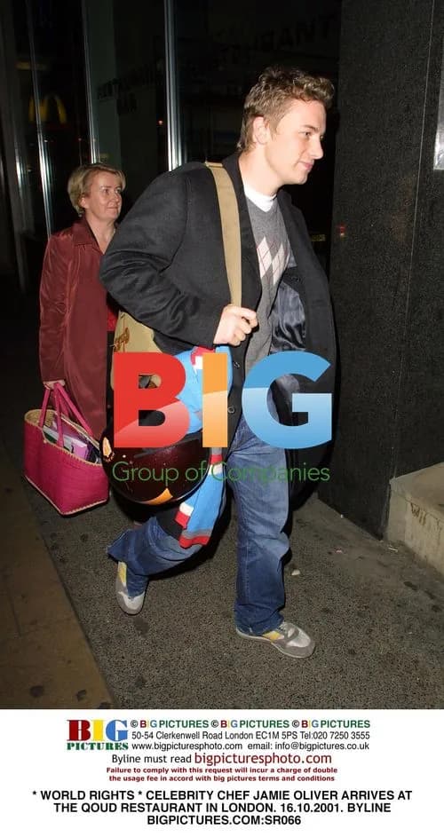 Celebrity Chef Jamie Oliver Arrives at London Restaurant