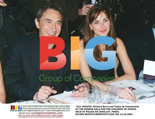 Richard Berry and Tasha de Vasconcelos at Dinner Gala