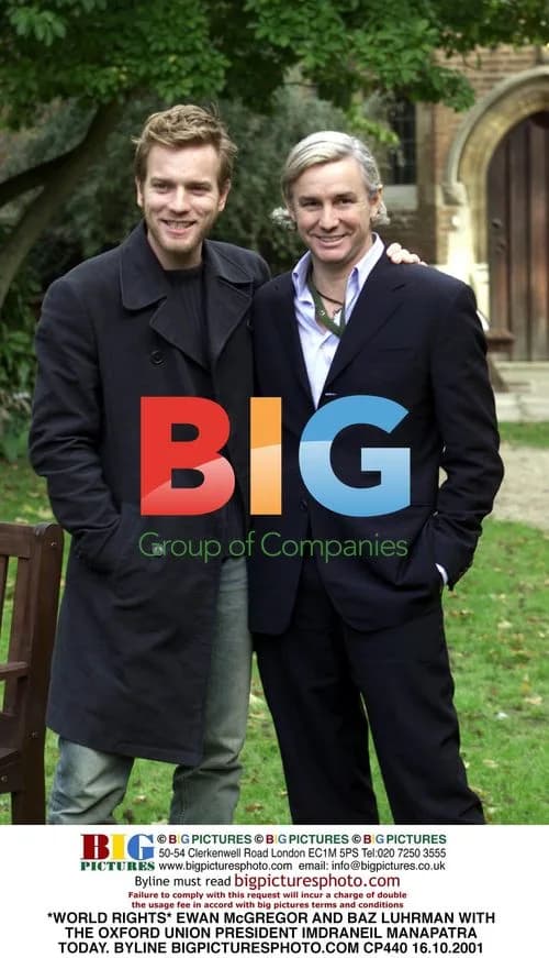 Ewan McGregor and Baz Luhrman at Oxford Union