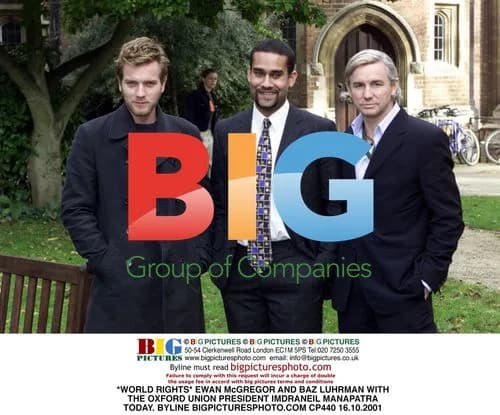 Ewan McGregor and Baz Luhrman at Oxford Union