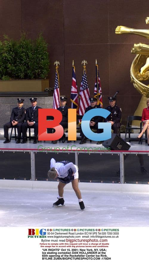 Dan Hollander at Rockefeller Center Ice Rink