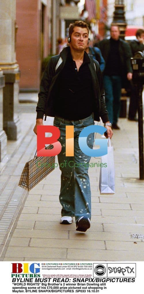 Big Brother's Brian Dowling Out Shopping