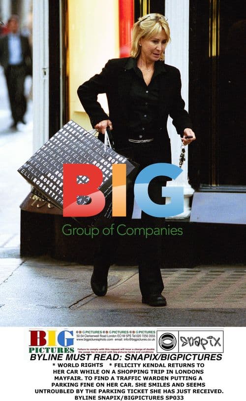 Felicity Kendal Shopping in Mayfair