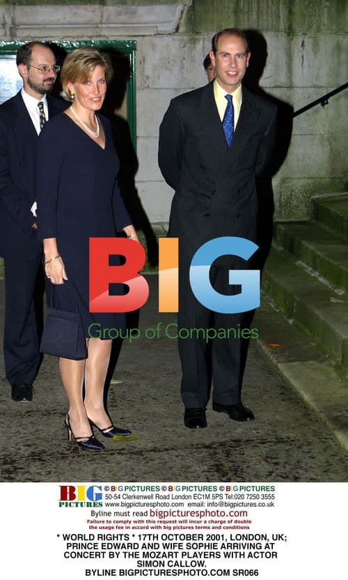 Prince Edward and Sophie at Mozart Concert