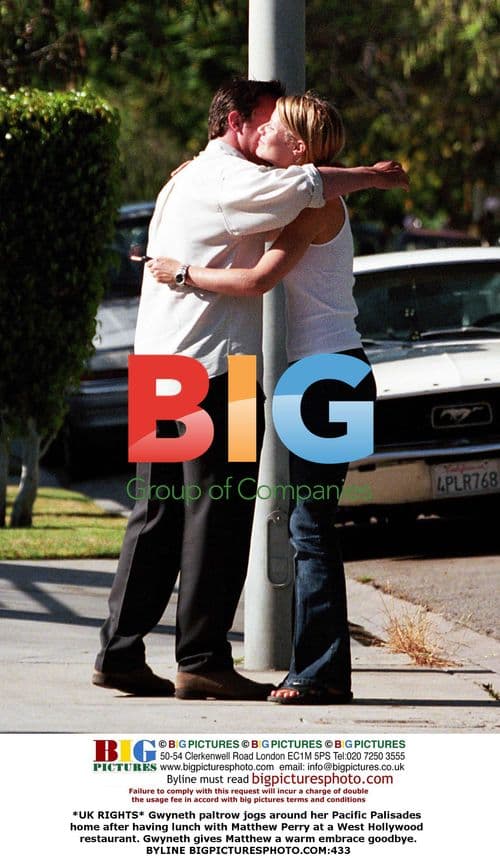 Gwyneth Paltrow and Matthew Perry spotted in LA
