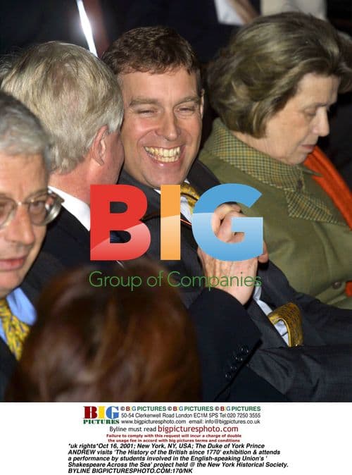 Prince Andrew Visits History Exhibit