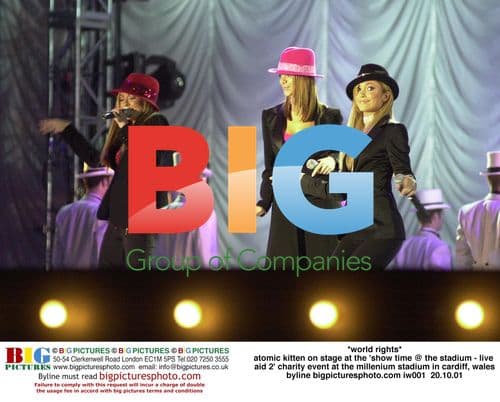 Atomic Kitten on Stage at Charity Event