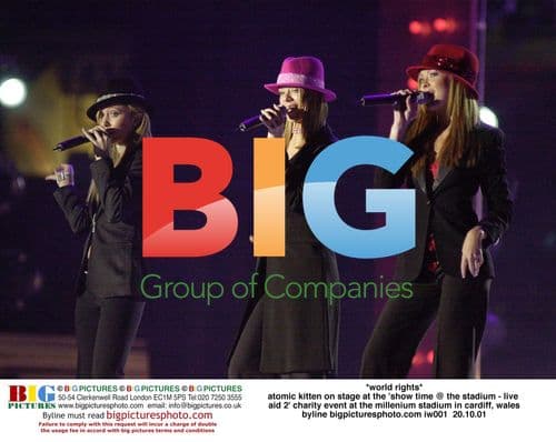 Atomic Kitten Perform at Live Aid 2 Event