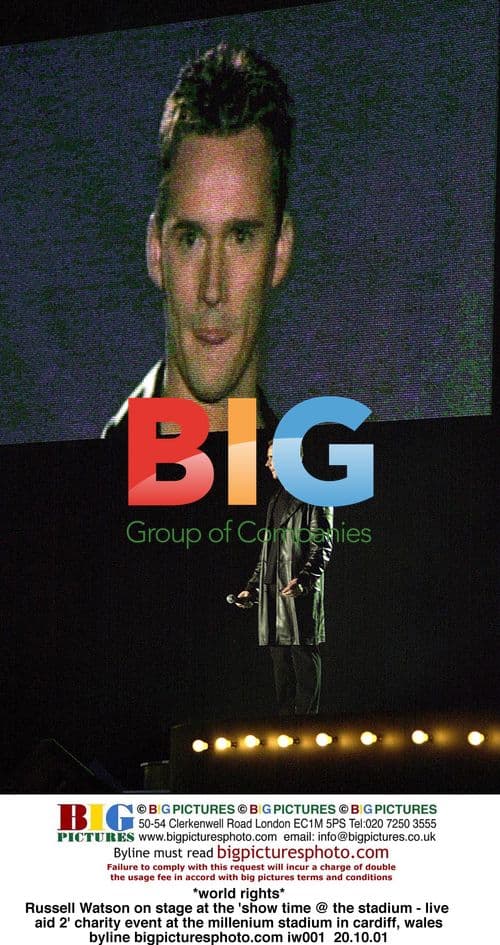 Russell Watson at 'Show Time at the Stadium - Live Aid 2'