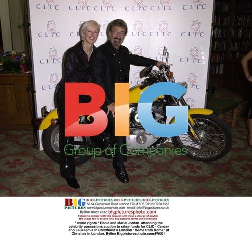 Eddie and Marie Jordan at charity auction