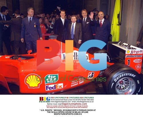 Michael Schumacher's Ferrari Show at Scala Opera House