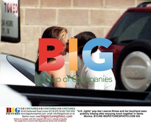 Leanne Rimes and boyfriend seen kissing in Santa Monica
