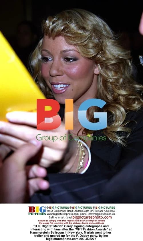 Mariah Carey at VH1 Fashion Awards in NYC