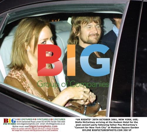 Stella McCartney at Paul McCartney's Concert for New York City